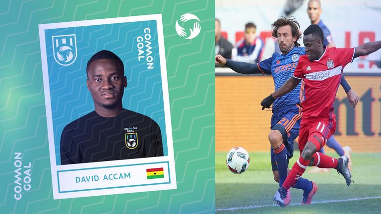 MLS star Accam became the first male African player to join Common Goal