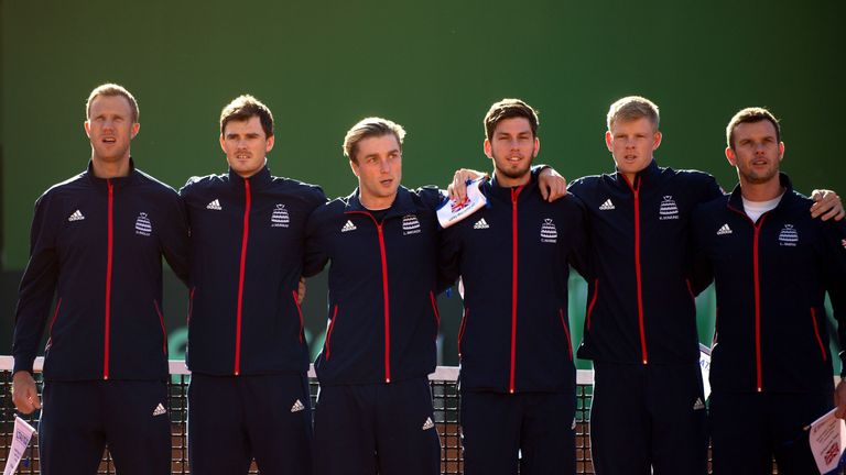 Great Britain will bid to retain their five-year stay at the Davis Cup top level against Uzbekistan
