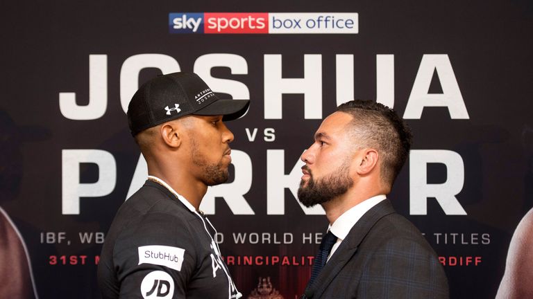 Joseph Parker faces Anthony Joshua at the Principality Stadium in Cardiff on March 31, live on Sky Sports Box Office