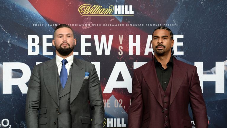 Tony Bellew faces David Haye again at The O2, live on Sky Sports Box Office