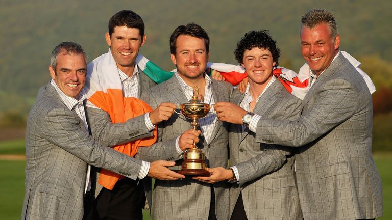 All four major winners in the roster appeared at the 2010 Ryder Cup, where Paul McGinley was a vice-captain