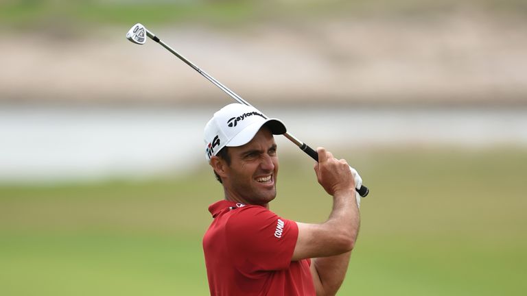 Molinari was level-par after eight holes