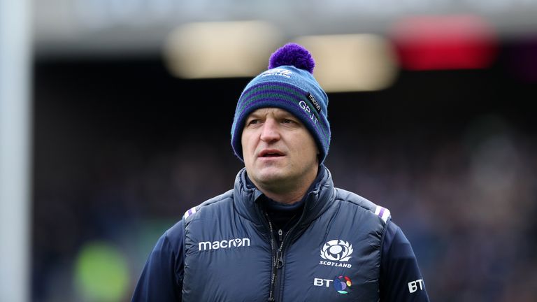 Gregor Townsend will be keeping a keen eye on England's defensive line on Saturday