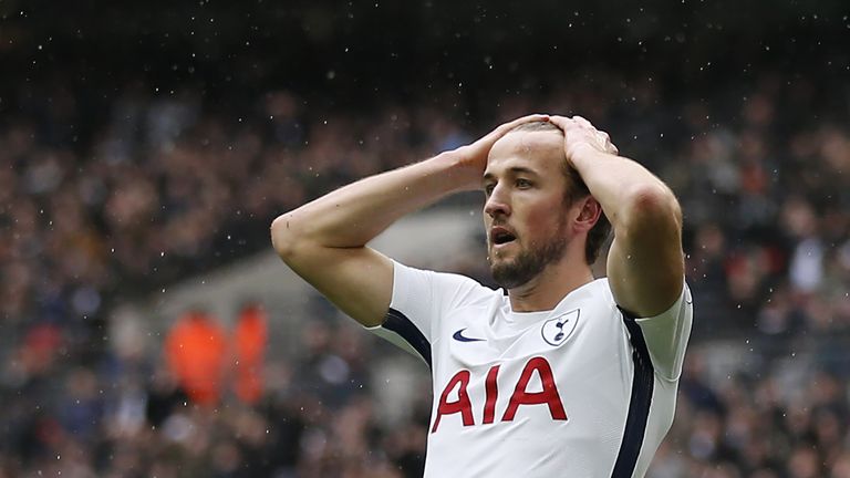Harry Kane is snubbed despite finding the net 24 times in the Premier League so far this season