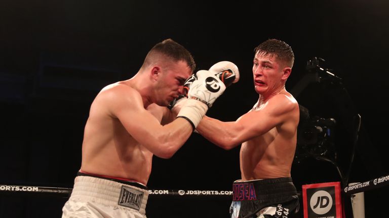 Burton had to contend with a spirited opponent