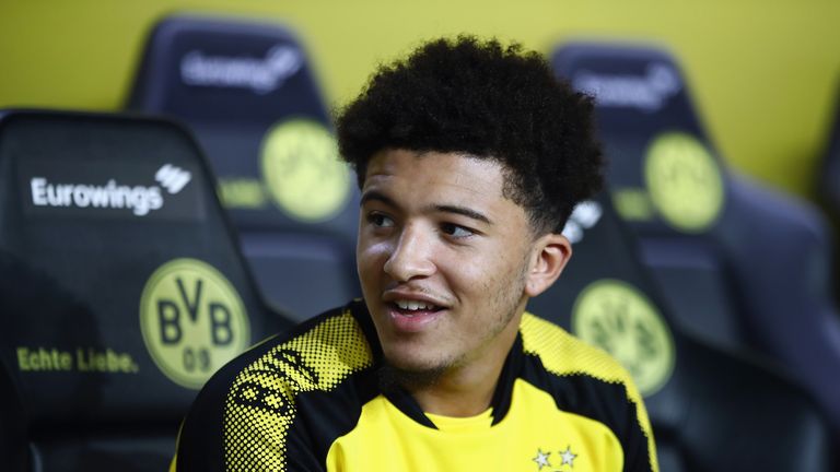 Jadon Sancho left Man City for Dortmund last summer
