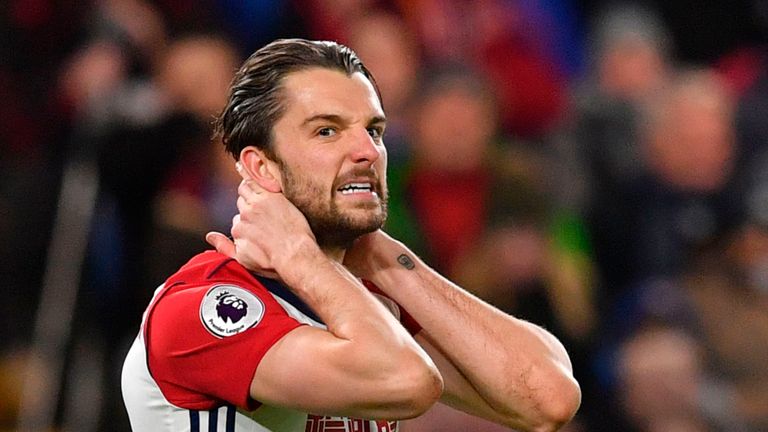 Jay Rodriguez had a penalty shout waved away and missed a good chance after coming on against Chelsea
