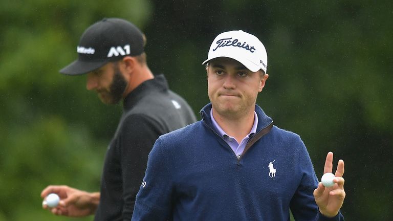 Justin Thomas has knocked Dustin Johnson off the top of the world rankings