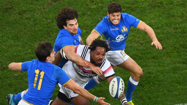 Mathieu Bastareaud made his 43rd appearance for France in Round 3