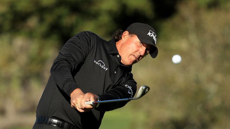 Phil Mickelson had to settle for a share of second place