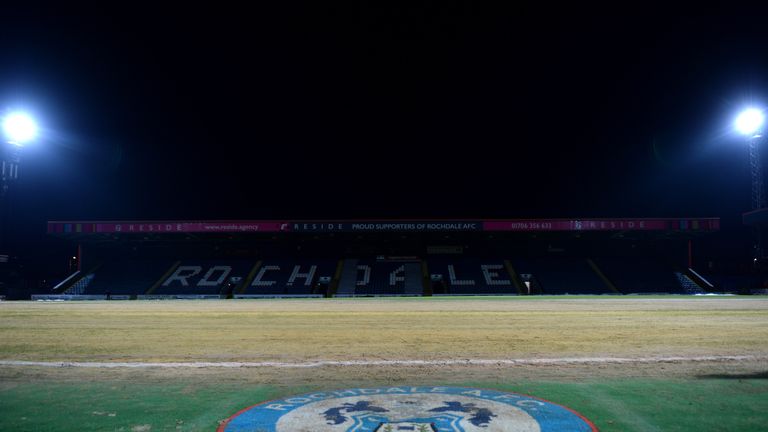 Rochdale hosted an FA Cup replay this week but concerns have been raised about the pitch