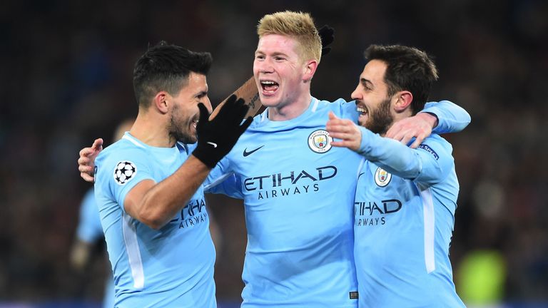 City were 4-0 winners against Basel in the first leg of their last-16 tie in the Champions League