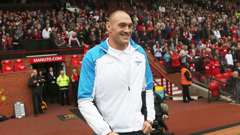 Fury is a fan of Manchester United