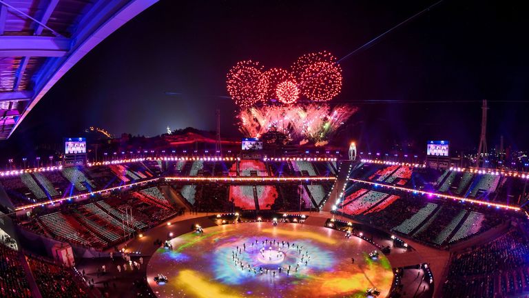 The Winter Olympics saw the two countries march out together