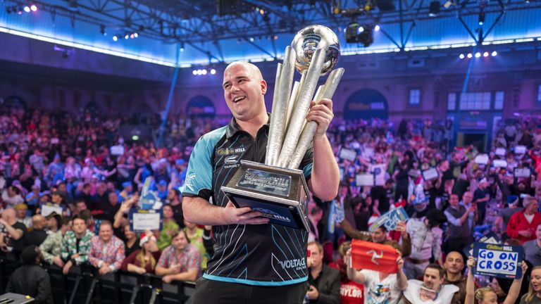 Rob Cross' whirlwind debut year culminated in him winning the World Championship