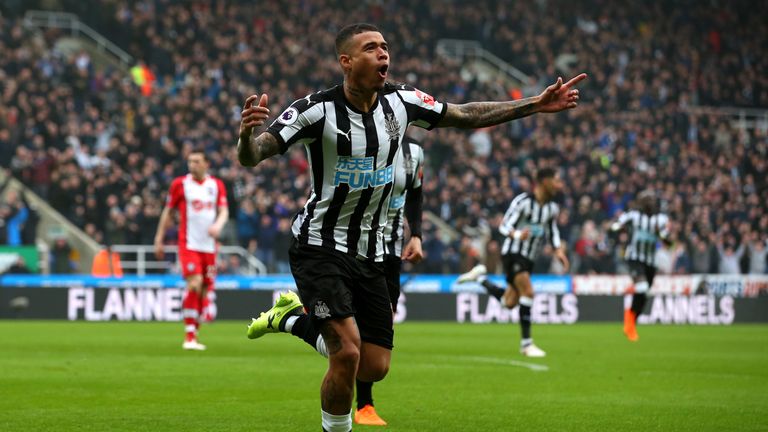 Kenedy enjoyed a productive loan spell at St James' Park last season