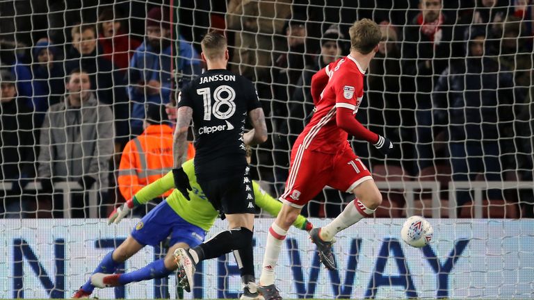 Bamford opens the scoring for Middlesbrough