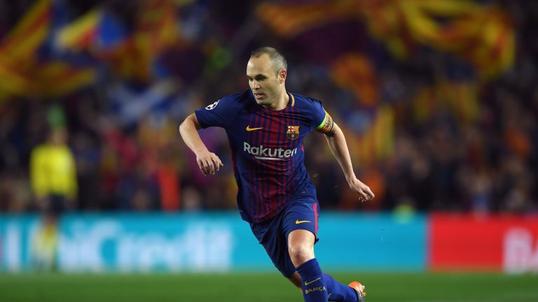 Andres Iniesta says he will make a decision on his Barcelona future by the end of next month