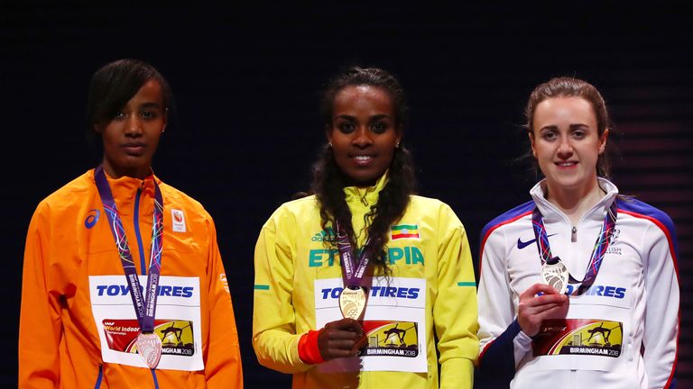 Dibaba strikes again, Russians take high jumps at world indoors