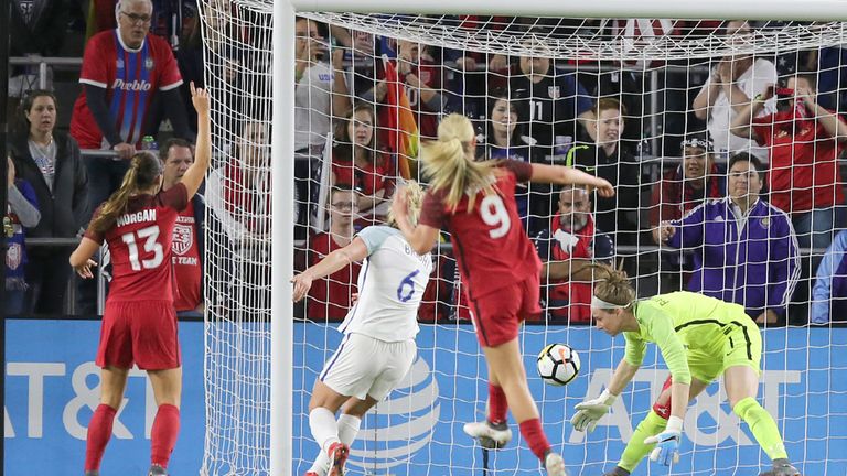 Karen Bardsley's own goal gave the USA victory and handed them the SheBelieves Cup