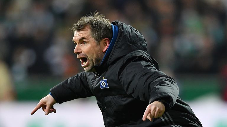 Bernd Hollerbach has been unable to turn around Hamburg's poor form since taking over from Markus Gisdol in January