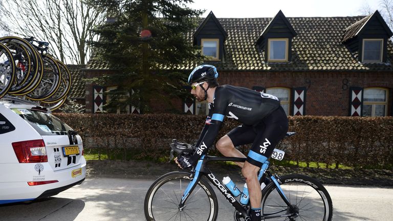 Bradley Wiggins used to ride for Team Sky