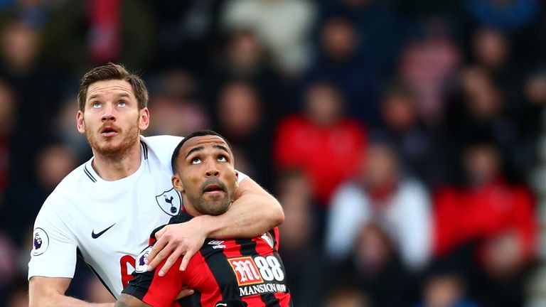 Callum Wilson was denied a leveller shortly before Spurs added two late goals in their 4-1 win at Bournemouth