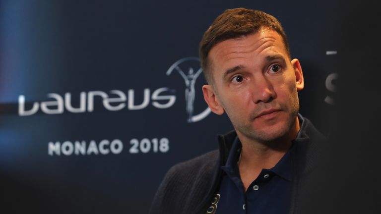 Shevchenko scored 23 goals in 77 games for Chelsea