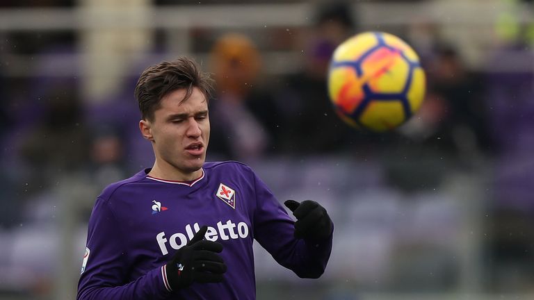 Chiesa has been linked with a move away from Fiorentina