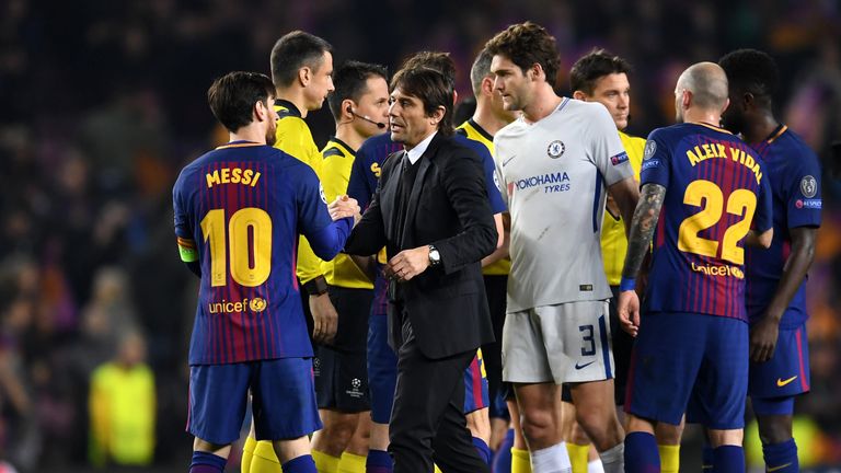 Chelsea were knocked out of the Champions League by Barcelona on Wednesday