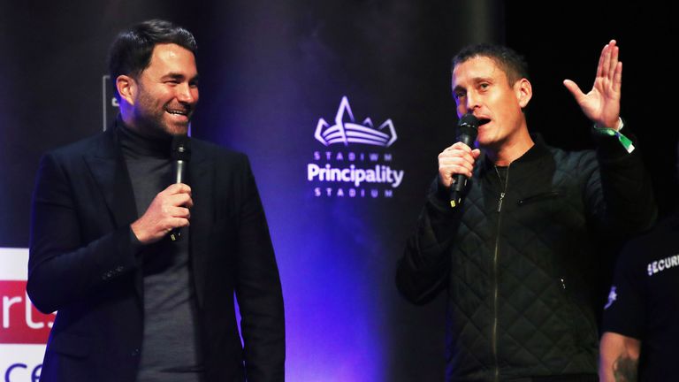 Fielding's promoter Eddie Hearn says he deserves a shot at a world title