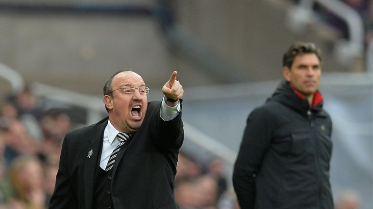 Rafael Benitez replaced Steve McClaren at Newcastle in March 2016