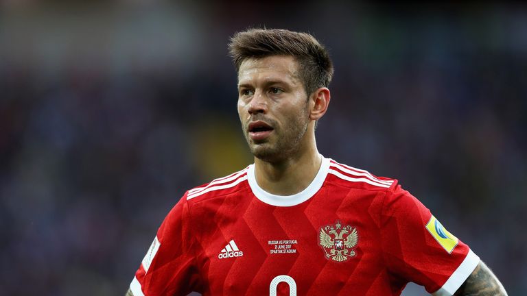 Fyodor Smolov has scored 50 goals in 67 appearances for Krasnodar since 2015