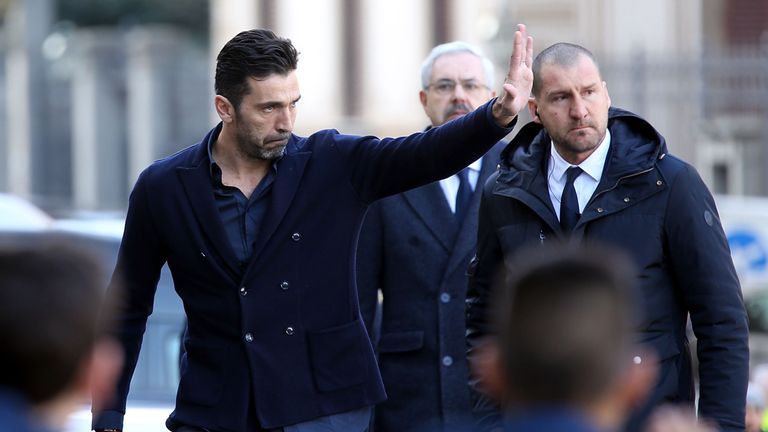 Gianluigi Buffon was in attendance in Florence on Thursday