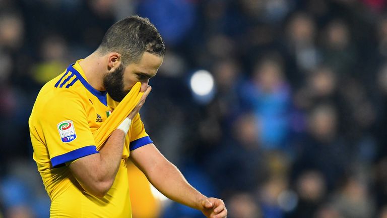 Gonzalo Higuain could not find a way through against SPAL