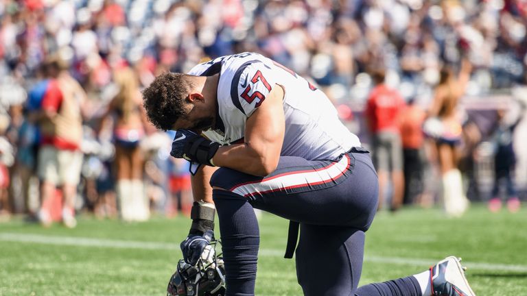 The Houston Texans have dismissed reports claiming they would avoid players who had protested