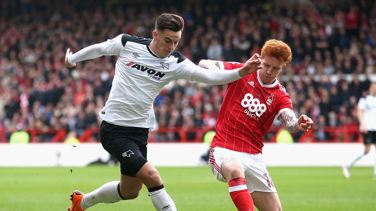 Jack Colback (R) has returned to the City Ground