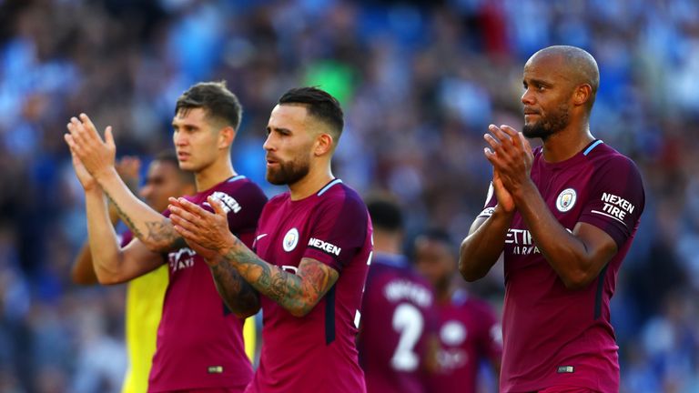 John Stones, Nicolas Otamendi and Vincent Kompany could play together in a back three