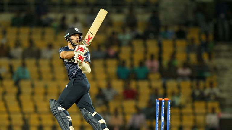 Kyle Coetzer steered Scotland to a nervy win in Harare