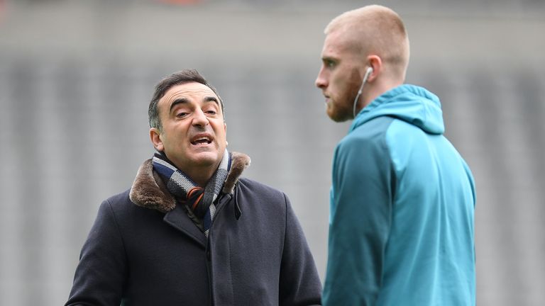 Carlos Carvalhal sees a long-term future for McBurnie at Swansea