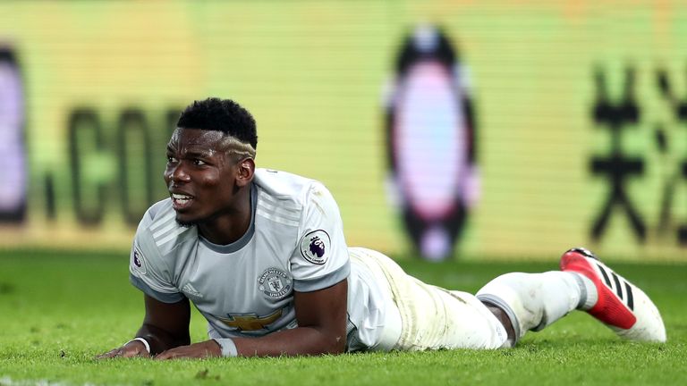 Paul Pogba is a doubt for Tuesday's Champions League match
