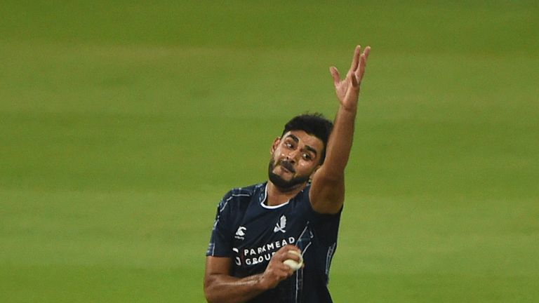 Safyaan Sharif claimed a five-wicket haul but Scotland fell agonisingly short of victory