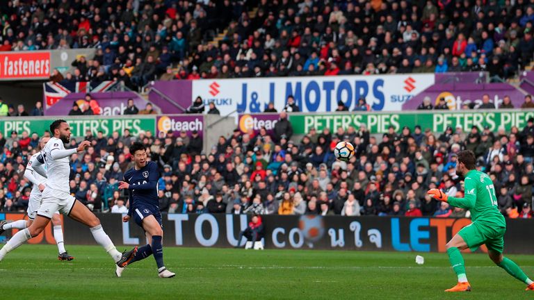 Heung-Min Son saw an effort ruled out for offside
