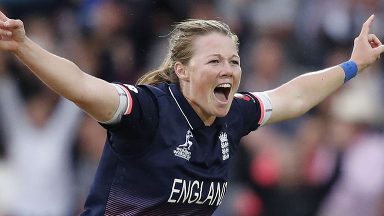 Anya Shrubsole was one of three England Women players named in Wisden's five Cricketers of the Year