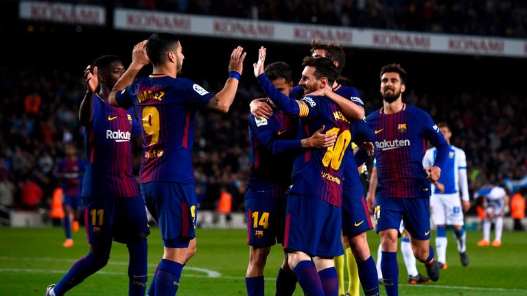Barcelona are still unbeaten in La Liga this season