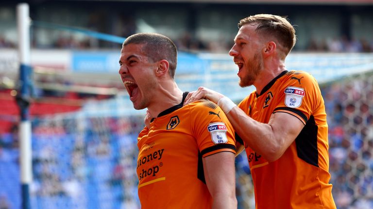 Conor Coady (L) has been picked ahead of John Terry