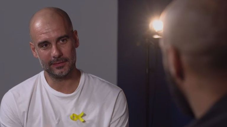 Guardiola has been speaking to Sky Sports' Thierry Henry