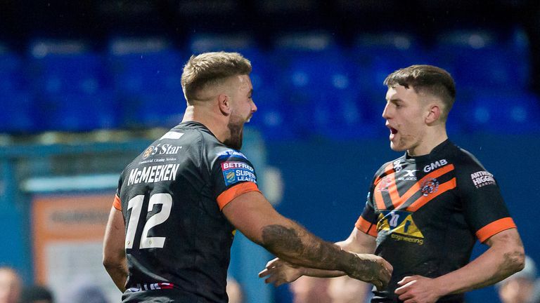 Jake Trueman is developing into a superb option at full-back for Cas