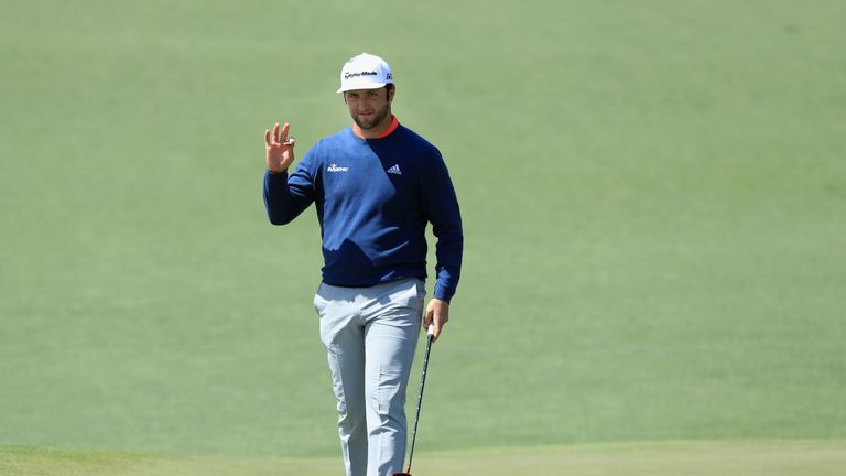 Rahm posted rounds of 75, 68, 65 and 69 at Augusta National