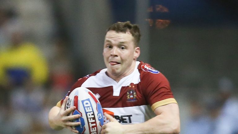 Liam Marshall, pictured, grabbed the headlines but Wigan and Warrington shared the spoils